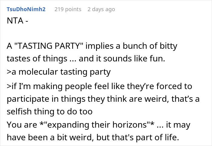 Comment about woman receiving texts she wasn’t supposed to see, revealing friends hated her birthday parties.