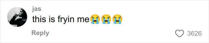 Social media comment reacting with crying emojis, related to fans convinced Timoth&eacute;e Chalamet is masked rapper EsDeeKid.