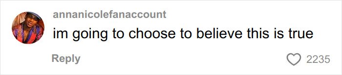 Comment expressing belief in fan theory linking Timoth&eacute;e Chalamet to masked rapper EsDeeKid, with 2235 likes.