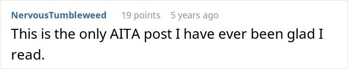 Comment on a forum post about a father wanting to cancel Christmas because he can't afford it, with a hopeful tone.
