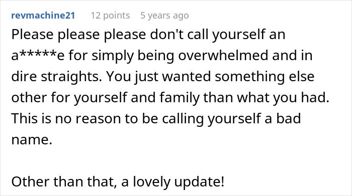 Comment expressing support for father overwhelmed by financial struggles and wanting to cancel Christmas for family.