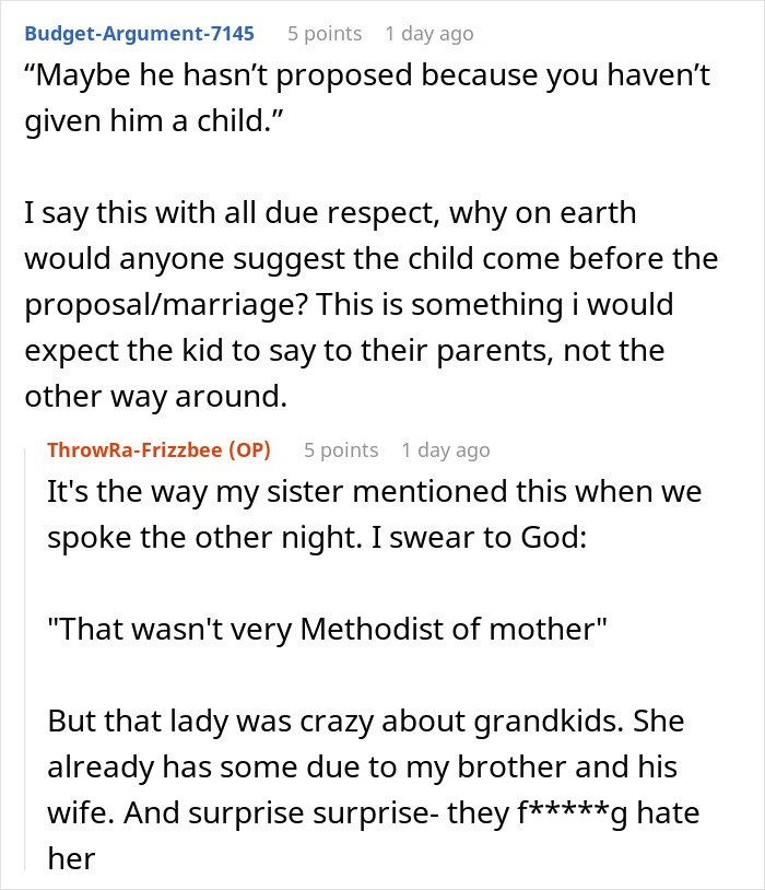 Text message conversation revealing man cuts ties with his mother after she shows true colors to his girlfriend.