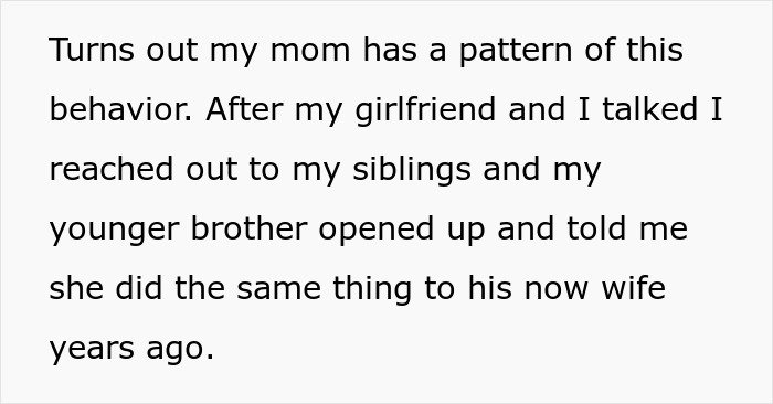 Text conversation revealing strained family ties as a man cuts ties with his mother after her true colors show.