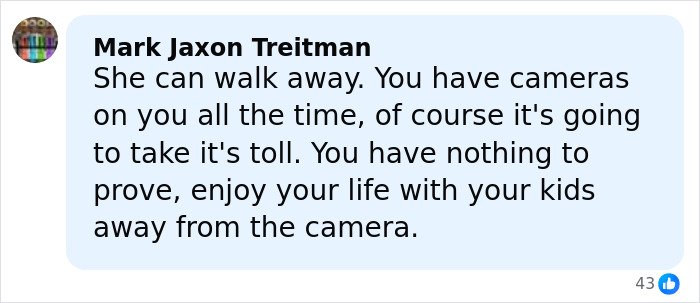 Comment about cameras and life balance with kids, reflecting on difficulties accepting low brain activity results.
