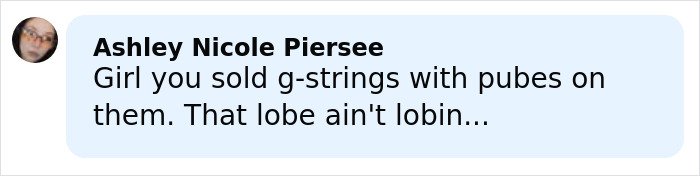 Comment from Ashley Nicole Piersee expressing criticism about brain lobe activity related to low brain activity topic.