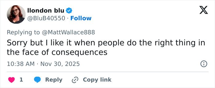 Screenshot of a Twitter reply commenting on consequences amid France boiling and French soldier behavior behind Macron.