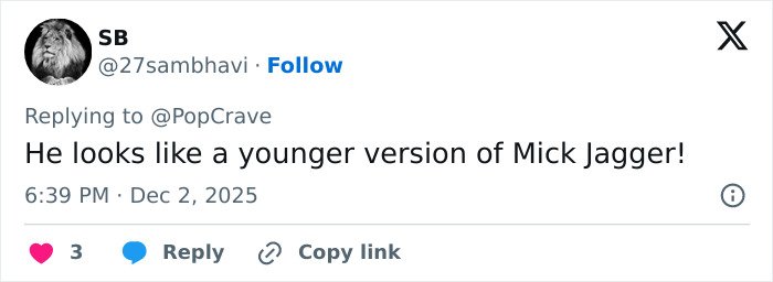 Social media comment discussing Miley Cyrus and Maxx Morando's engagement and age-related reactions.