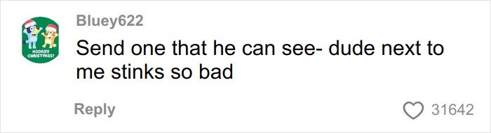 Screenshot of a social media comment revealing body-shaming text that upset a woman on a flight.