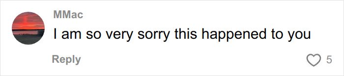 Comment expressing sympathy for woman who broke down in tears on flight after reading body-shaming text from seatmate.