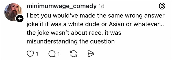 Social media post screenshot showing BD Wong apologizing for a joke linked to a racist comment controversy.