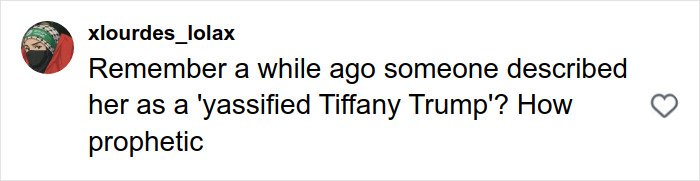 Social media comment referencing Sydney Sweeney’s MAGA makeover sparking an online stylist showdown.