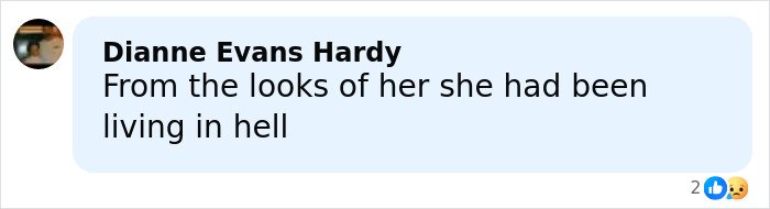 User comment on a social media post about a woman’s chilling 911 call after brutally attacking her sleeping boyfriend, expressing sympathy.