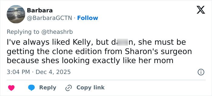 Screenshot of a tweet discussing fans’ reactions to Kelly Osbourne’s transformation and mentioning her dad Ozzy on his 77th birthday.