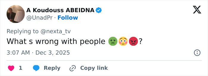 Screenshot of a tweet expressing shock and disgust over CCTV footage showing a delivery man kicking a woman in the head.