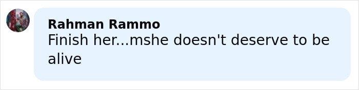 Comment on social media post expressing anger and shock over a horrifying wedding tragedy involving a missing child's body found by family.