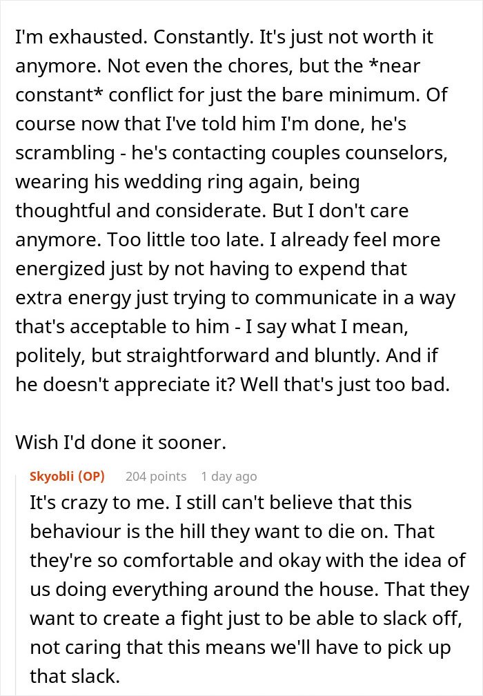 Single woman expresses exhaustion and frustration with the pattern men in relationships follow in communication and effort.