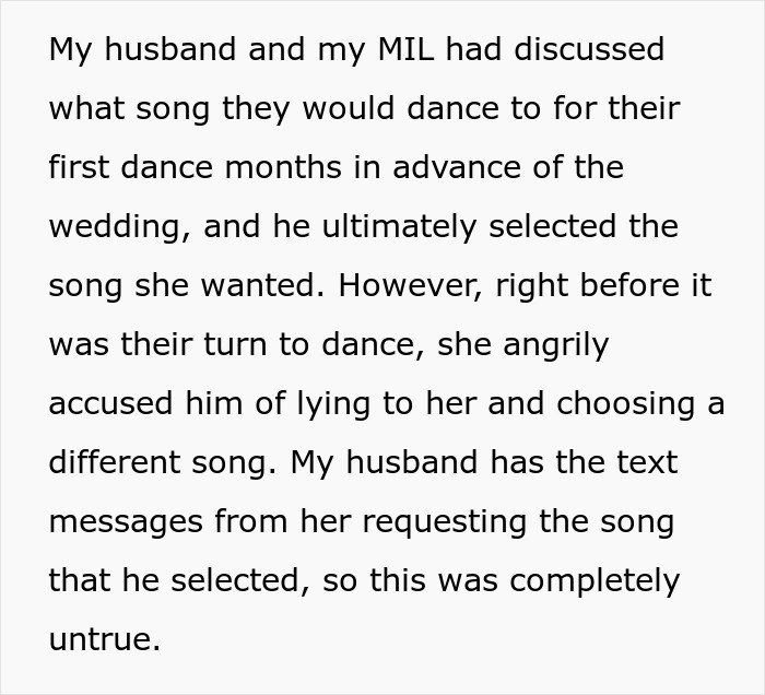 Son appalled by mom’s behavior on his wedding day after conflict over dance song choice causes tension.