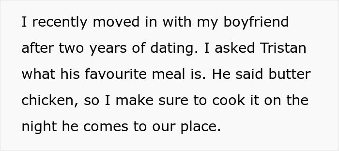 Text post describing a man upset his girlfriend dumped him after his ex blew up on her for bonding with their son.