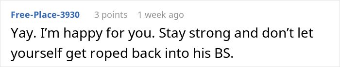 Comment on a forum about a man upset after his girlfriend dumped him following his ex reacting to her bonding with their son.