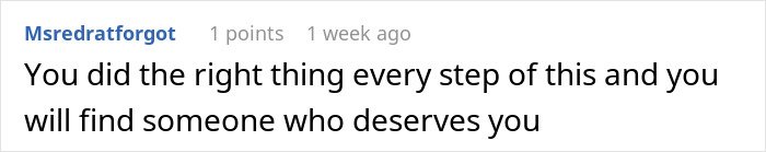 Comment on a forum, text reading upset man’s ex blew up on girlfriend after bonding with their son causing breakup.