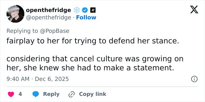 Tweet about Sydney Sweeney apologizing for American Eagle ad amid cancel culture and heated reactions online.