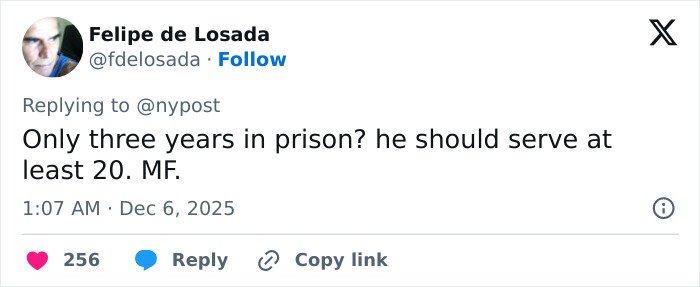 Tweet expressing anger over a prison sentence related to a woman abandoned to fatally freeze on Austria’s highest peak.