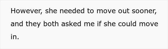 Text excerpt about a mom accused of embarrassing her son’s girlfriend offering to cook meals for them.