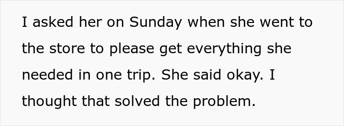 Text excerpt from a discussion depicting a mom accused of embarrassing her son’s girlfriend who offered to cook meals for them.