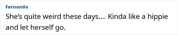 Text comment about sister, related to Jason Bateman, raising eyebrows with a remark expressing she’s acting weird and like a hippie.