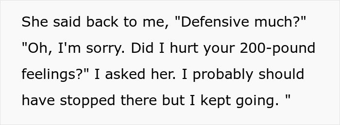Text excerpt from a guy venting online about his girlfriend wanting him to close her closet door and their public argument.