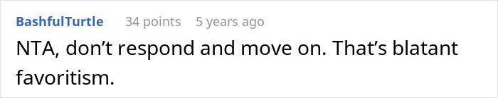 Screenshot of an online comment where a user advises not to respond, related to a guy venting about his girlfriend’s closet door request.