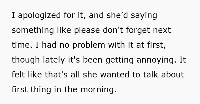 Text excerpt showing a guy venting online about his girlfriend wanting him to close her closet door repeatedly.
