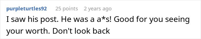 Online comment responding to guy venting about girlfriend wanting him to close her closet door, leading to public clap back and breakup.