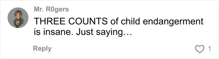Comment by Mr. R0gers criticizing child endangerment, related to racist Cinnabon worker viral tirade discussion.