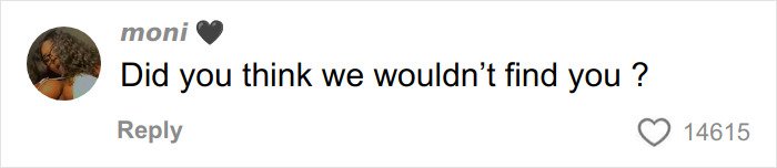 Social media comment on a viral racist Cinnabon worker video, questioning accountability with high engagement.