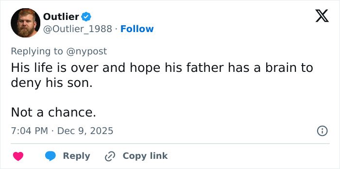 Tweet from verified user Outlier discussing a wealthy US student’s behavior after leaving girlfriend unresponsive post-altercation.