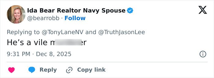 Screenshot of a social media reply commenting on the behavior of a wealthy US student after leaving girlfriend unresponsive.