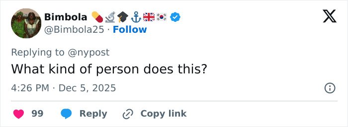 Screenshot of a social media reply questioning the actions of a boyfriend who abandoned a woman on an Austrian mountain.