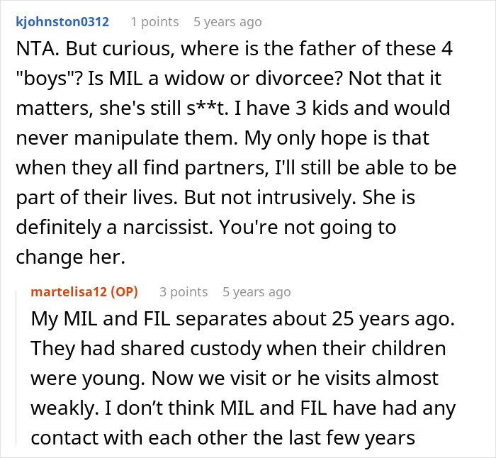 Online conversation showing women pretending not to know mother-in-law&rsquo;s surprise visit to ruin the plan.