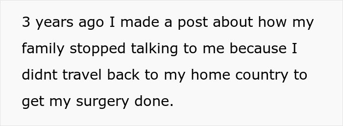 Text post about family conflict and feeling held hostage at parents’ place, unsure of what to do next.