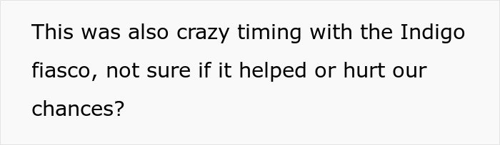 Text on a white background expressing uncertainty about timing and its impact on chances, relating to being held hostage at parents’ place.
