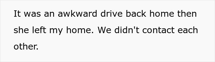 Text on screen describing awkward drive and no contact after friend showed true colors at McDonald’s drive thru.
