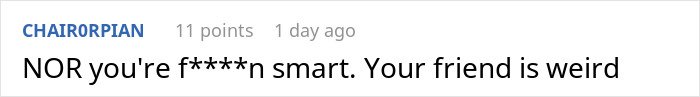 Screenshot of an online comment about a person cutting contact with a friend after McDonald’s drive-thru incident.