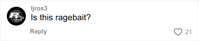 Screenshot of a social media comment asking if a post is ragebait, highlighting woke user trolling over decolonized Christmas.