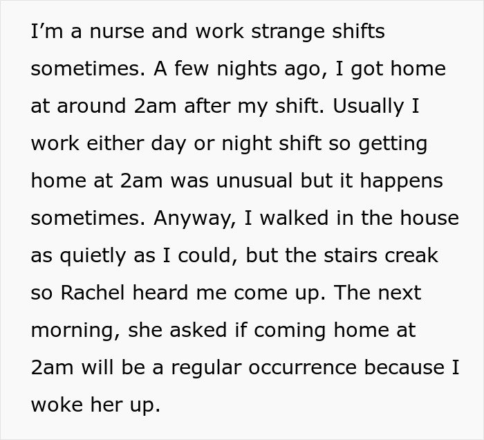 Text excerpt from a woman welcoming her brother&rsquo;s family for a month while dealing with his wife&rsquo;s complaints.
