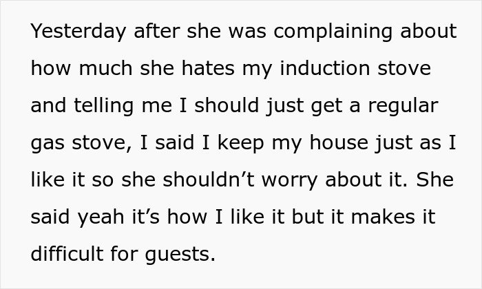 Woman welcomes brother&rsquo;s family for a month while his wife keeps complaining about the home and cooking arrangements.