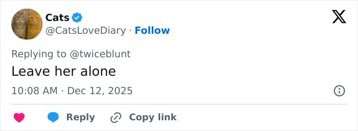 Tweet from CatsTwitter supporting Emily Blunt amid plastic surgery rumors after podcast appearance.