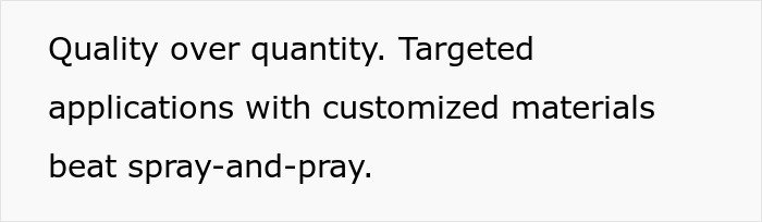 Text highlighting subtle red flags that mean your job is actually not safe, emphasizing quality over quantity in applications.