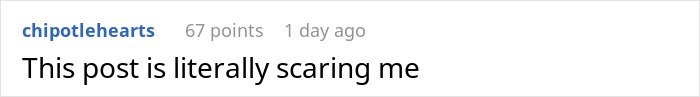 Screenshot of a social media comment expressing fear about subtle red flags indicating job insecurity at work