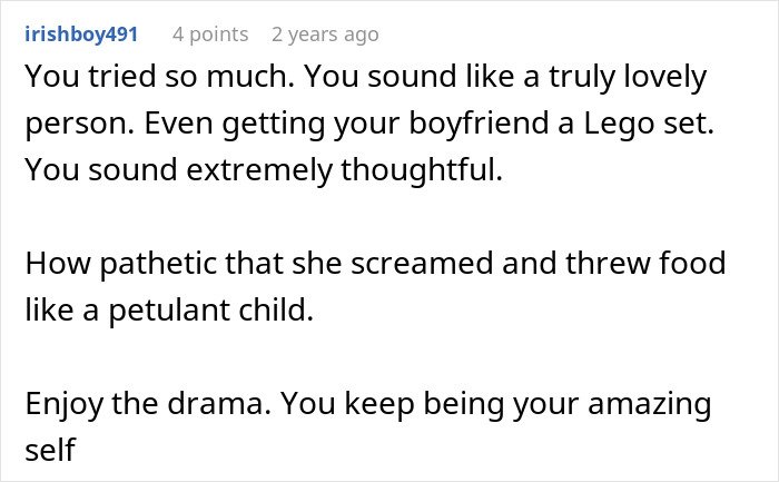 Upset woman confronts son’s partner for coming without a gift after asking to stop receiving tacky little trinkets